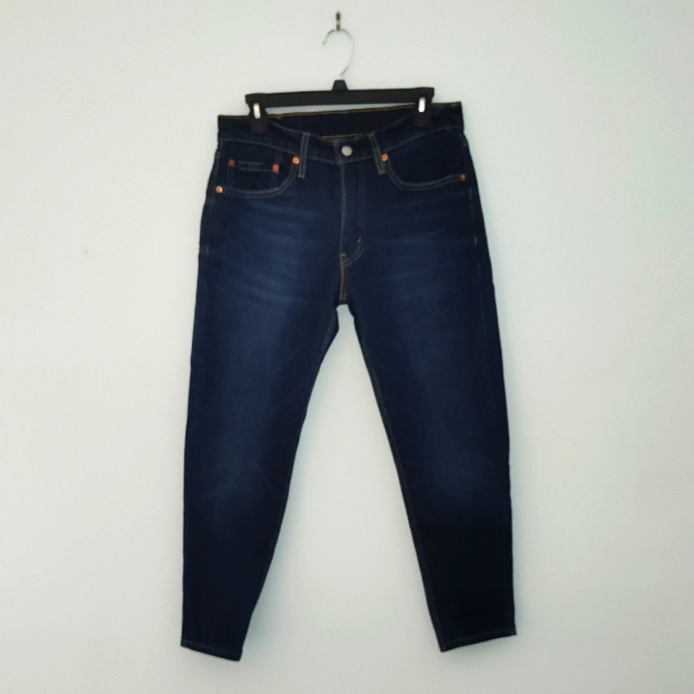 Levi's 511 Jeans Dark Wash Denim Slim Fit Casual Cotton W32 L 30 Classic Fitted